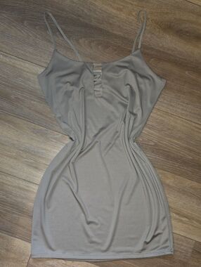 Rue21 Taupe Spaghetti-Strap Mini Dress